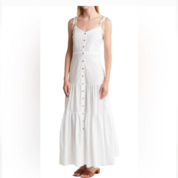 white and black flower dress Black and white midi floral dress  Levia New York